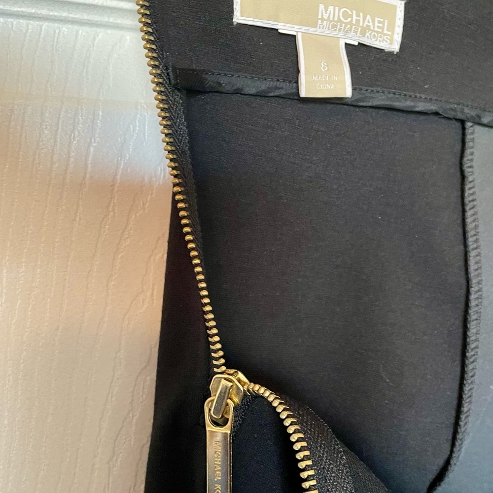 Michael Kors Vegan Leather Panel/Pencil Skirt image 6